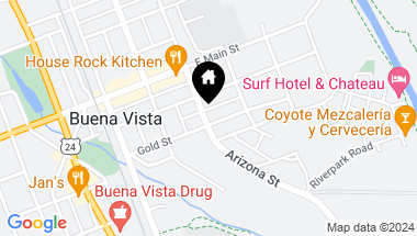 Map of 213 S Court Street, Buena Vista CO, 81211