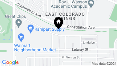 Map of 2220 E La Salle Street, Colorado Springs CO, 80909