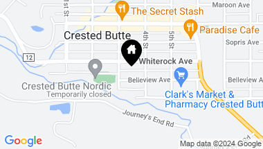 Map of 315 Belleview Avenue Unit: D, Crested Butte CO, 81224
