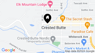 Map of 120 & 122 Elk Avenue Unit: 1-11, Crested Butte CO, 81224