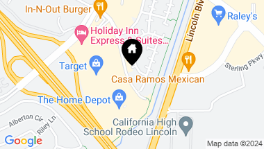 Map of 1162 Landmark Circle, Lincoln CA, 95648