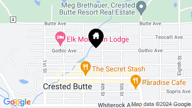 Map of 322 Gothic Avenue, Crested Butte CO, 81224