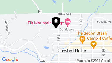 Map of 28 Gothic Avenue, Crested Butte CO, 81224