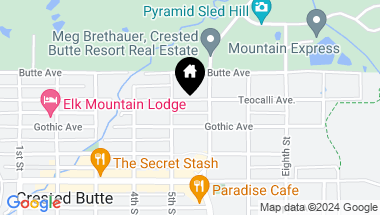 Map of 516 Teocalli Avenue, Crested Butte CO, 81224