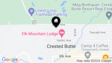 Map of 107 Teocalli Avenue, Crested Butte CO, 81224