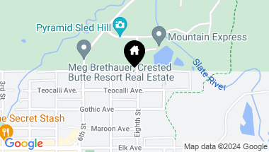 Map of 730 Butte Avenue, Crested Butte CO, 81224