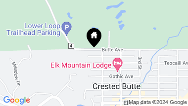 Map of 20 Butte Avenue, Crested Butte CO, 81224
