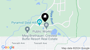 Map of 55 Pyramid Avenue, Crested Butte CO, 81224
