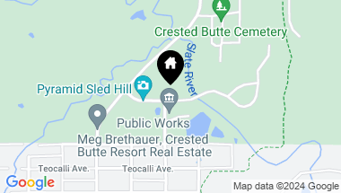 Map of 65 Pyramid Avenue, Crested Butte CO, 81224