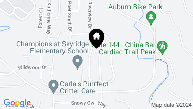 Map of 540 Riverview Drive, Auburn CA, 95603