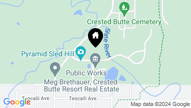 Map of 11 Augusta Drive, Crested Butte CO, 81224