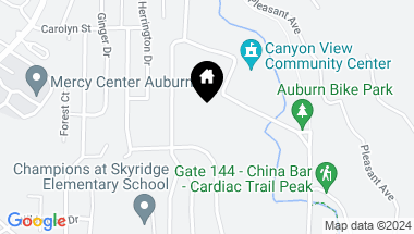 Map of 445 Canyon Creek Drive, Auburn CA, 95603