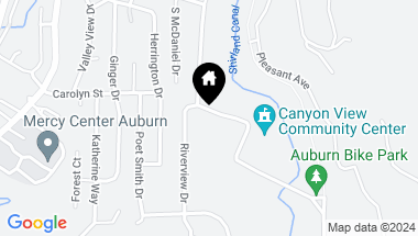 Map of 404 Canyon Creek Drive, Auburn CA, 95603
