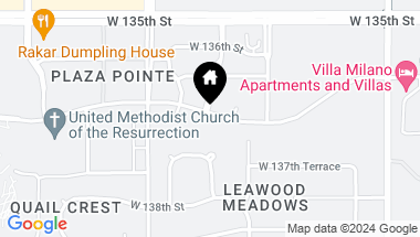 Map of 4511 W 137th Street, Leawood KS, 66224
