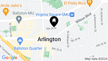 Map of 3830 9th St N #107w, Arlington VA, 22203
