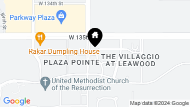Map of 4614 W 136th Street, Leawood KS, 66224