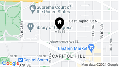 Map of 329 A St SE, Washington DC, 20003