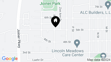 Map of 487 R Street, Lincoln CA, 95648