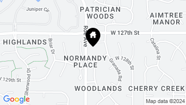 Map of 12748 Granada Lane, Leawood KS, 66209