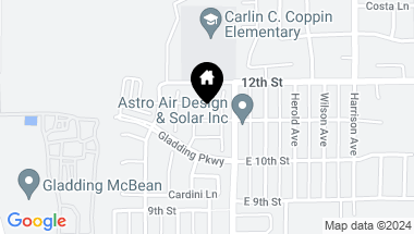 Map of 1332 Grant Street, Lincoln CA, 95648