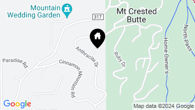 Map of 10 Daisy Circle, Mt Crested Butte CO, 81225