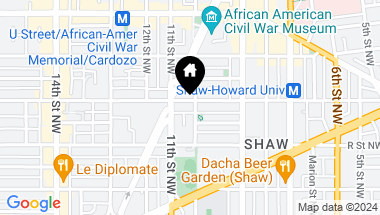 Map of 1000 NW S St NW, Washington DC, 20001