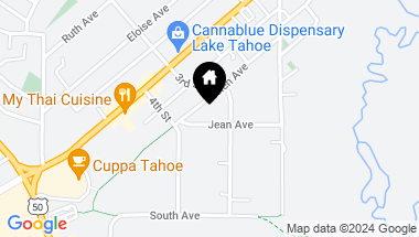 Map of 2165 Jean Avenue, South Lake Tahoe CA, 96150