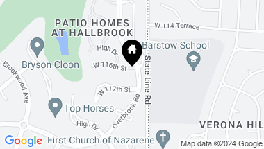 Map of 2103 W 116 Street, Leawood KS, 66211