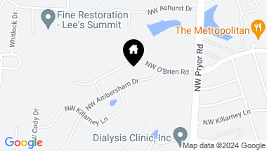 Map of 318 NW Ambersham Drive, Lee s Summit MO, 64081