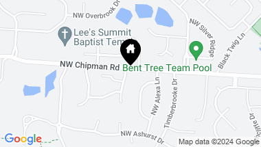 Map of 613 A-B Fieldcrest Drive, Lee s Summit MO, 64081