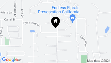 Map of 12491 Hyde Park Lane, Auburn CA, 95603