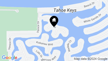 Map of 2030 Aloha Drive, South Lake Tahoe CA, 96150