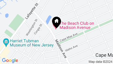 Map of 601 Madison Avenue, Cape May NJ, 08204