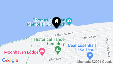 Map of 765 Lakeview Avenue, South Lake Tahoe CA, 96150