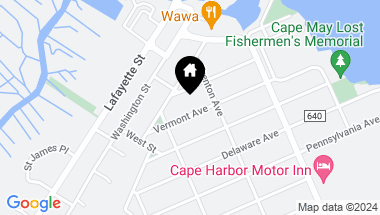 Map of 1217 Vermont Avenue, Cape May NJ, 08204