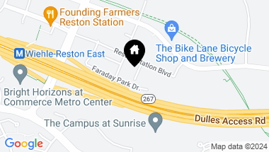 Map of 1888 Easterly Road Rd, Reston VA, 20190