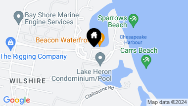 Map of 2100 Chesapeake Harbour Dr #T2, Annapolis MD, 21403