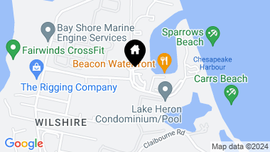 Map of 7015 Chesapeake Harbour Dr #23b, Annapolis MD, 21403