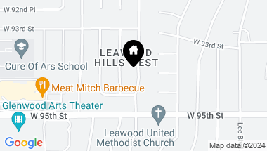 Map of 9400 Ensley Lane, Leawood KS, 66206