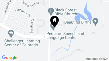 Map of 6825 Silver Ponds Heights, Colorado Springs CO, 80908