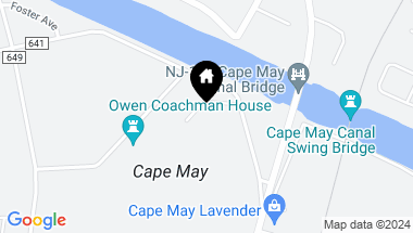 Map of 10 Bridge Lane, Lower Township NJ, 08204