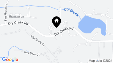 Map of 13105 Dry Creek Road, Auburn CA, 95602