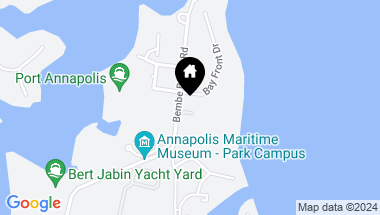 Map of 7101 Bay Front Dr #501, Annapolis MD, 21403
