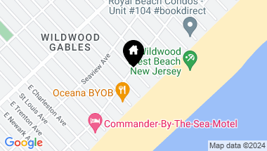 Map of 420 E Toledo Avenue, Wildwood Crest NJ, 08260