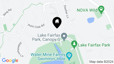 Map of 1321 Lake Fairfax Dr, Reston VA, 20190