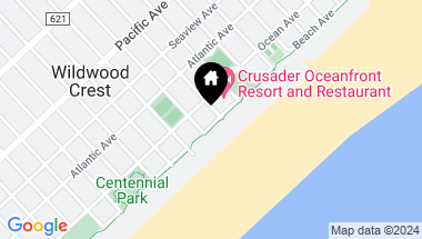 Map of 6201 Ocean Avenue Unit: 600, Wildwood Crest NJ, 08260