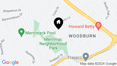 Map of 6402 Winston Dr, Bethesda MD, 20817