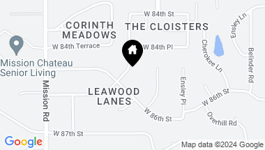Map of 8509 Reinhardt Lane, Leawood KS, 66206
