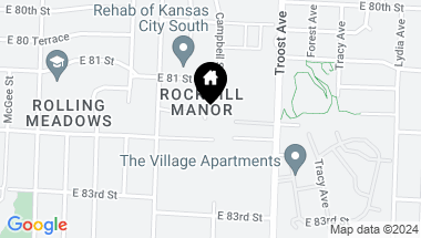 Map of 8151 Holmes Road Unit: 102, Kansas City MO, 64131