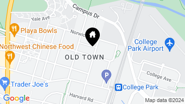 Map of 4710 College Ave, College Park MD, 20740